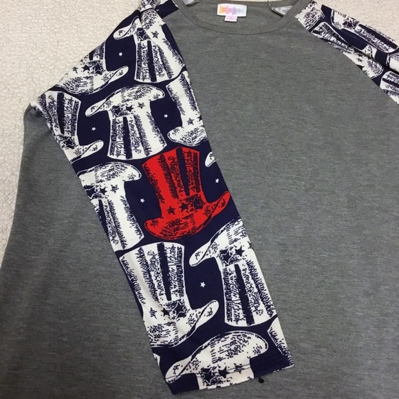 LuLaRoe Americana Randy Top - Picture 4 of 6